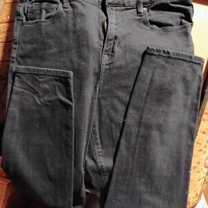 Bullhead Women's Denims Classic Black Straight Leg Jeans